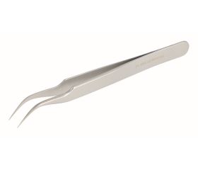 Pinzas de acero inoxidable de alta precisión estilo 7 con puntas muy finas y curvadas | TL 7-SA